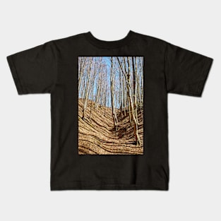 Landscape with beech forest on springtime Kids T-Shirt